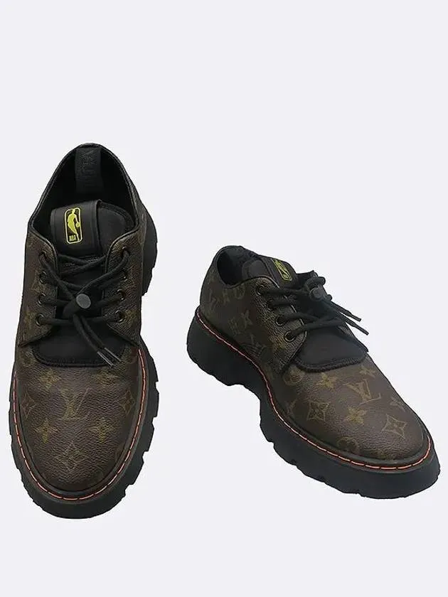 1A904C Monogram Canvas Bold Derby Men s Shoes NBA LV Collection 265MM