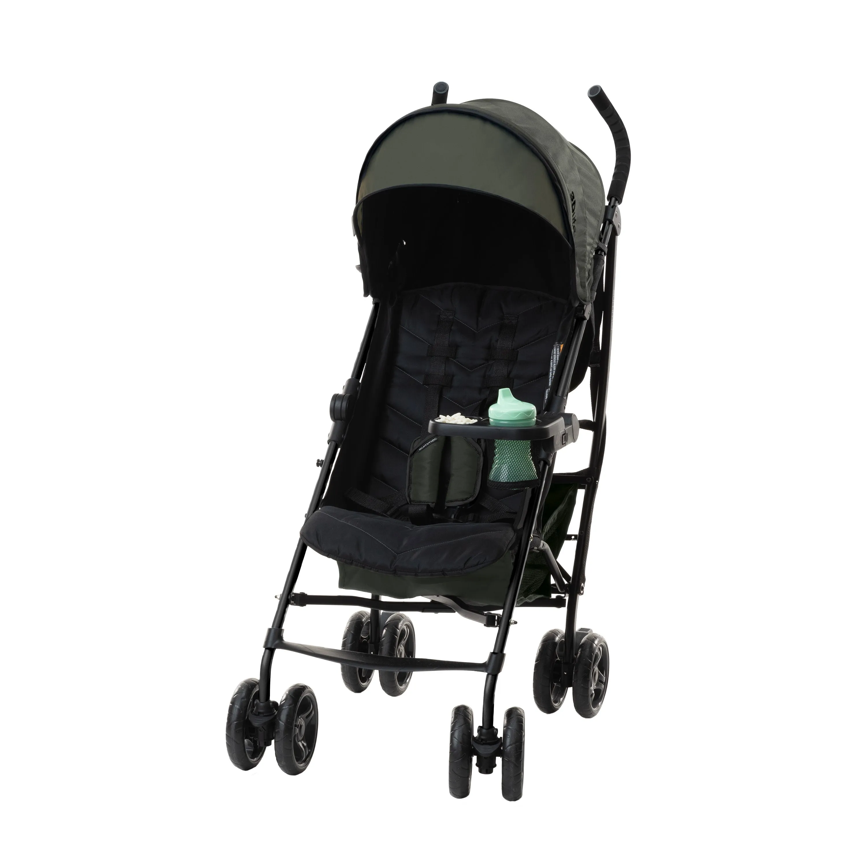 3Dlite Convenience Stroller - Black - Green