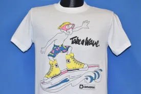 80s Converse Take a Wave Surf Chuck Taylor t-shirt Small