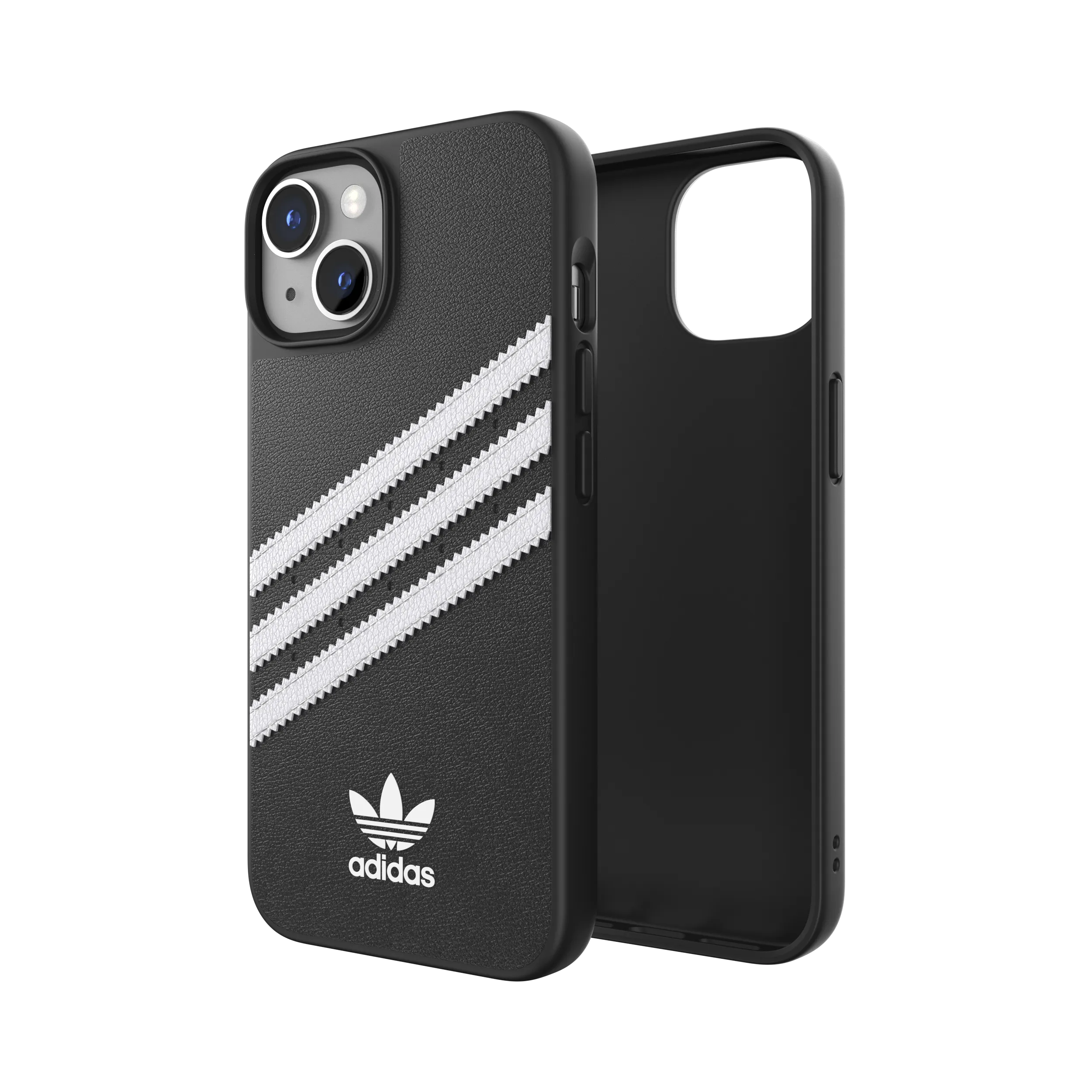 adidas Originals - iPhone 14 Plus Moulded Case Leather Sleeve (50187) - Black / White