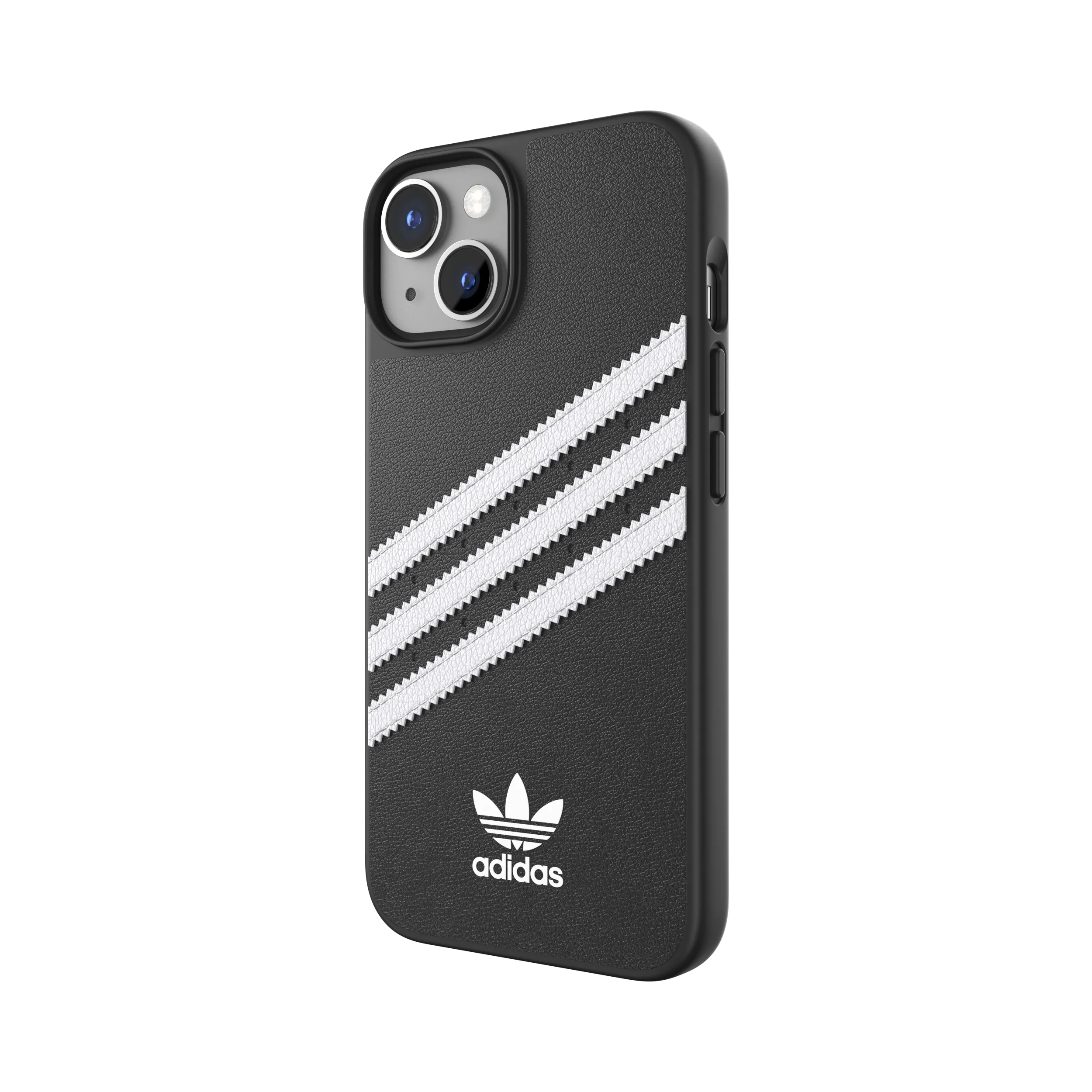 adidas Originals - iPhone 14 Plus Moulded Case Leather Sleeve (50187) - Black / White