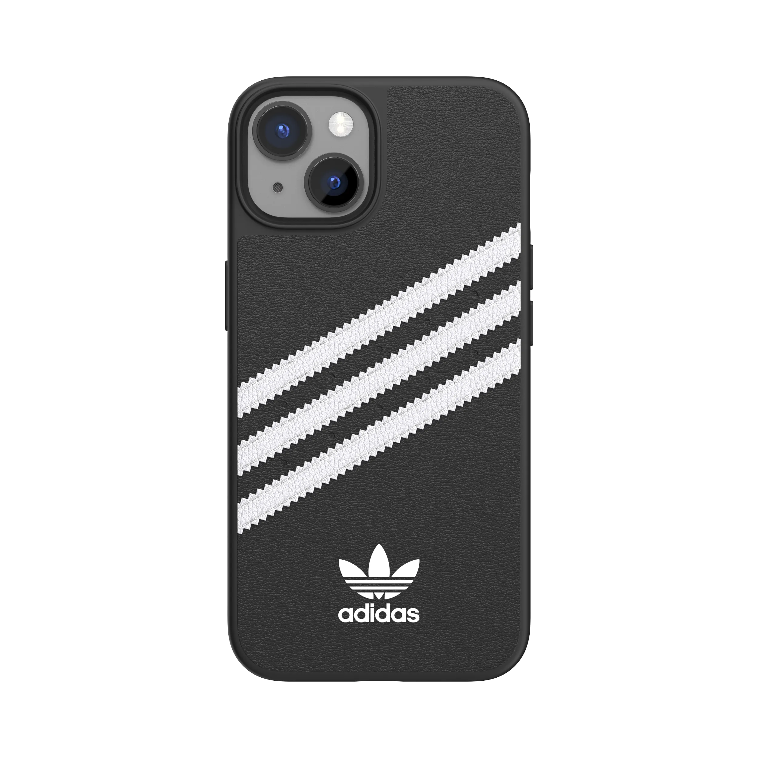 adidas Originals - iPhone 14 Plus Moulded Case Leather Sleeve (50187) - Black / White