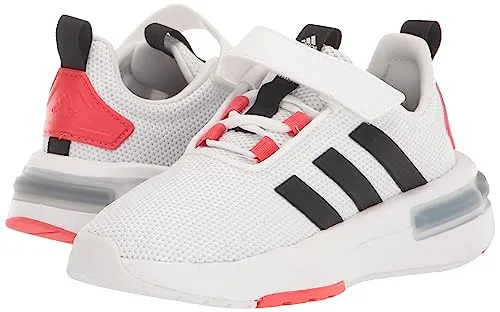 adidas Racer TR23 Sneaker, Orbit Grey/Better Scarlet/Shadow Navy, 5.5 US Unisex Big Kid