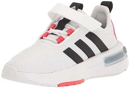 adidas Racer TR23 Sneaker, Orbit Grey/Better Scarlet/Shadow Navy, 5.5 US Unisex Big Kid