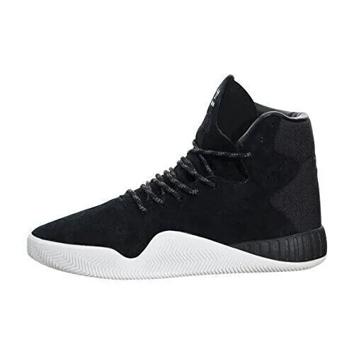 Adidas Tubular Instinct S76170 Youth Black & White Suede Running Shoes HS3594