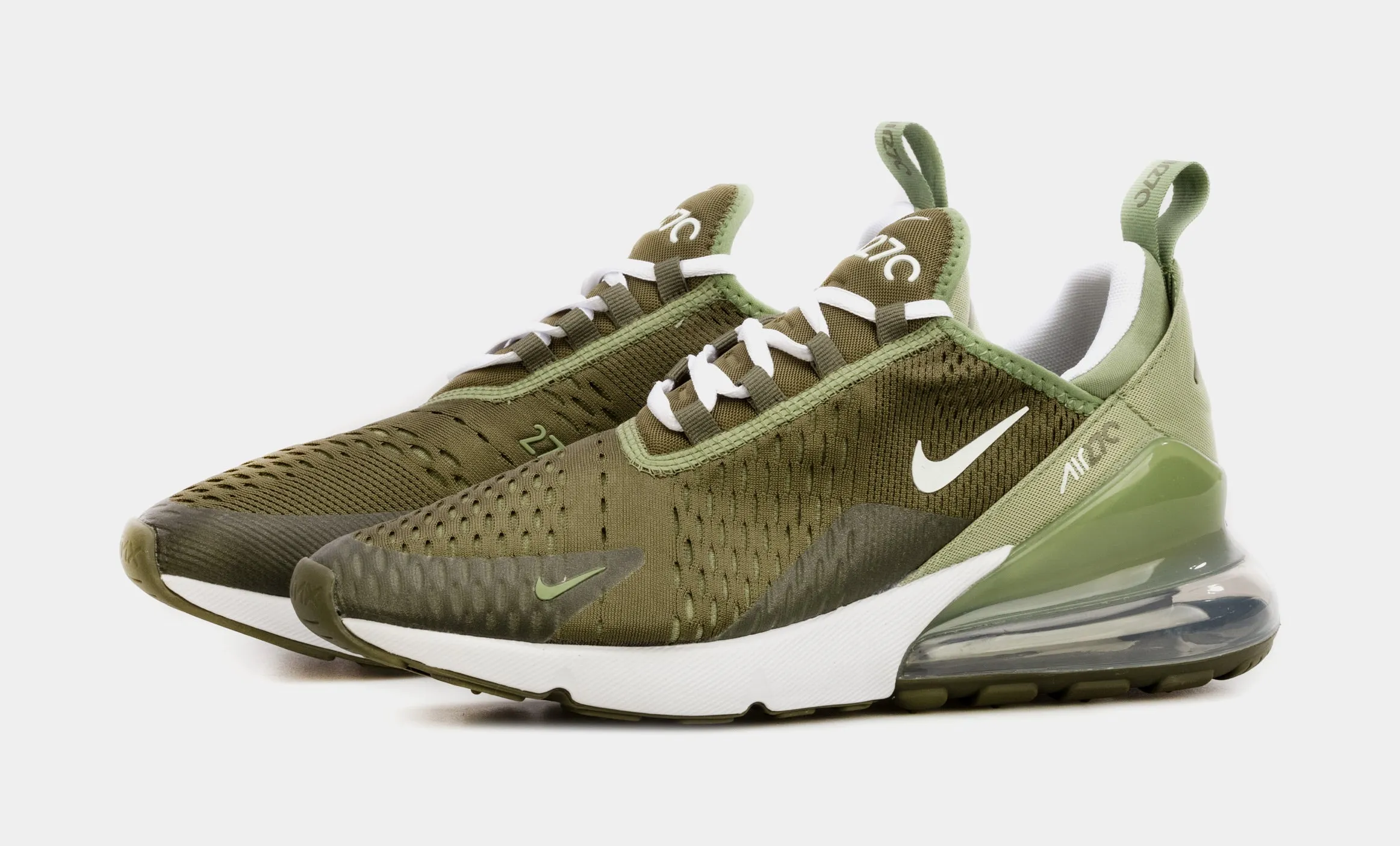 Air Max 270 Medium Olive Mens Running Shoes (Green)