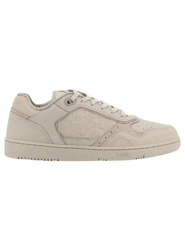 B27 Oblique Detail Low Top Sneakers Beige