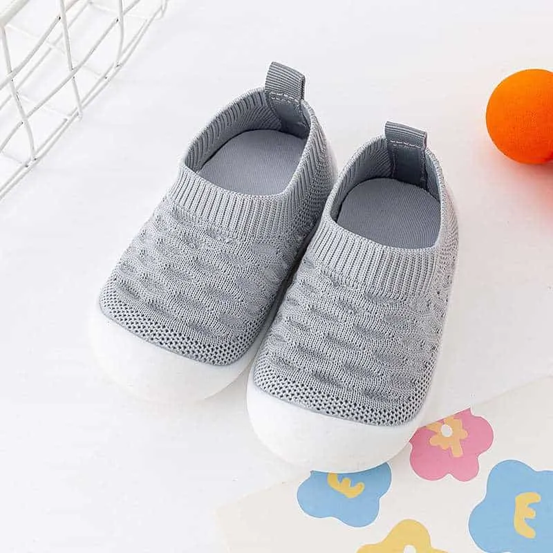 Baby Toddler Shoes Soft Sole Fly Knit Mesh Surface Breathable