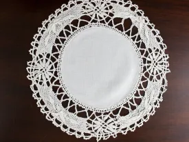 Bedfordshire, Bobbin Lace, Antique Doily, Exquisite Handmade Lace Doily 18219