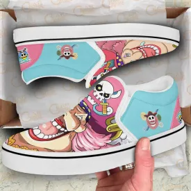 Bigmom Pirates Slip On Sneakers Custom Anime OP Shoes