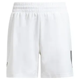 Boy`s Club 3 Stripe Tennis Short White