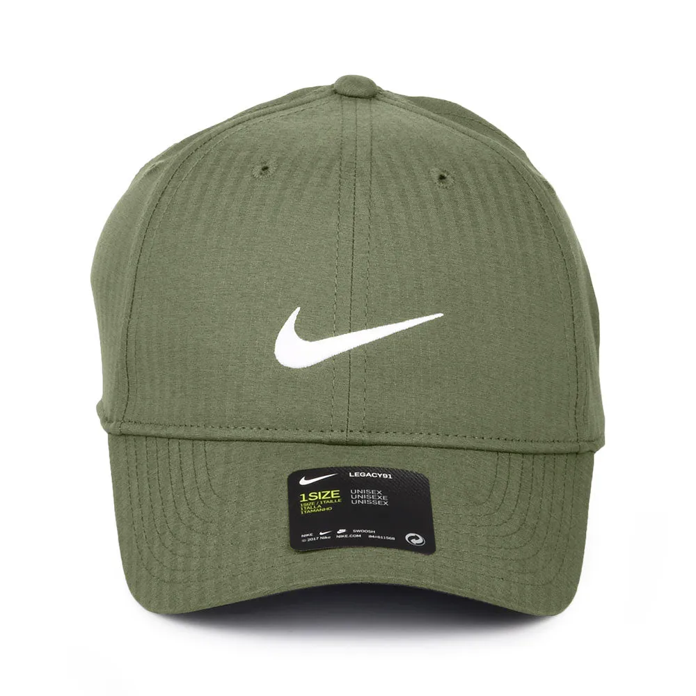 Casquette Legacy 91 Tech Tonal Stripes olive NIKE GOLF