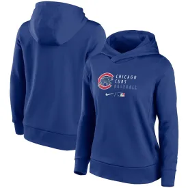 Chicago Cubs Nike Women's Authentic Collection Hooded Sweatshirt