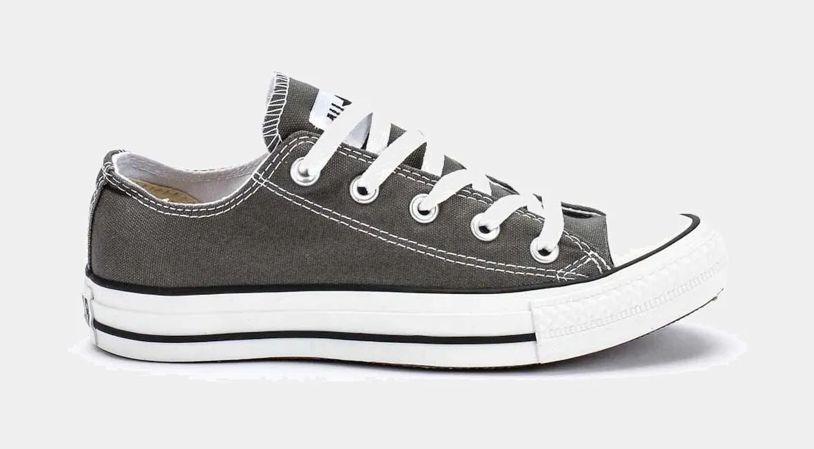 Chuck Taylor All Star Classic Colors Low Solid Canvas Adult Lifestyle Shoes (Charcoal/White)