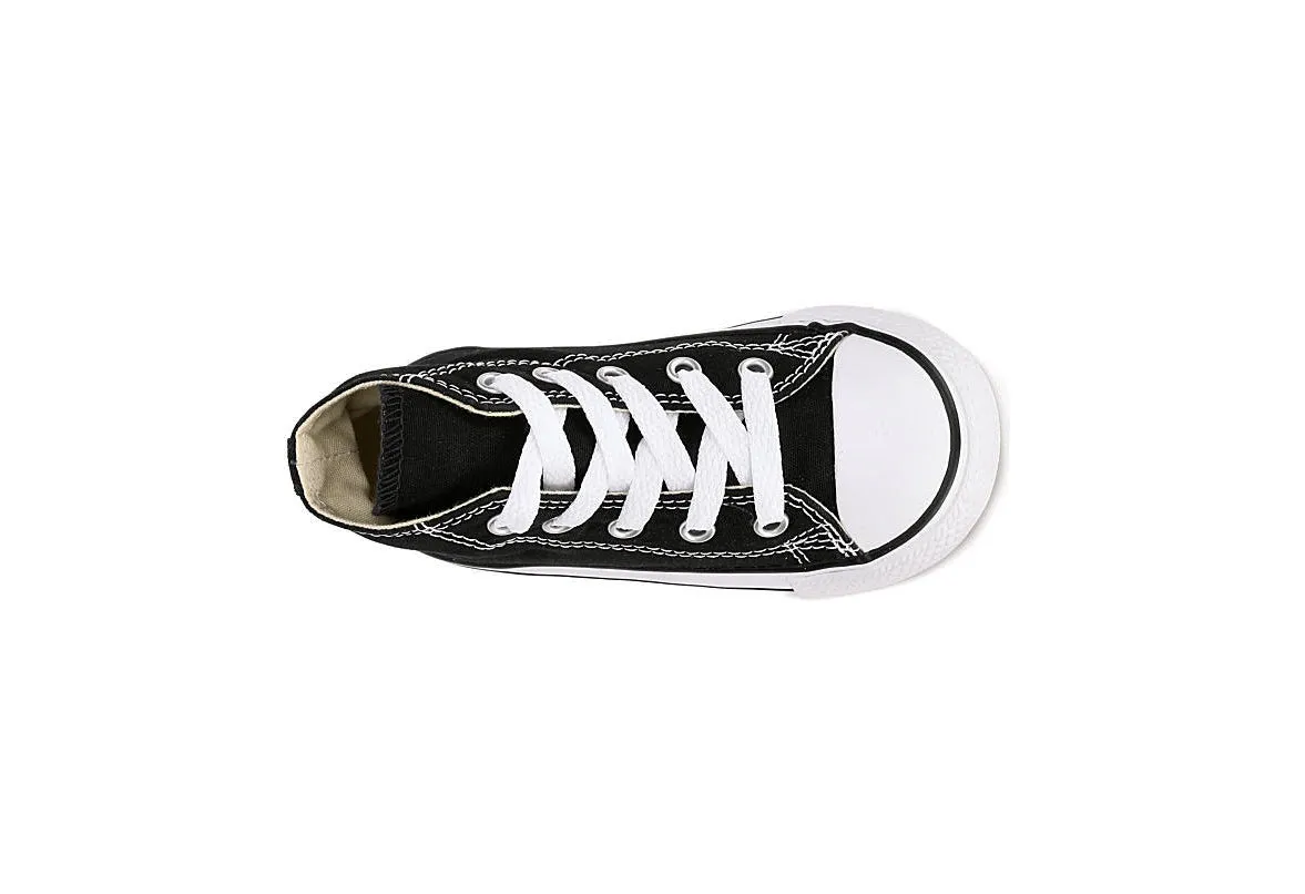 Converse All Star Black/White Hi Top Toddler Shoes