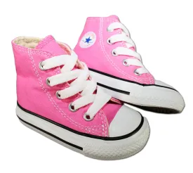 Converse All Star Chucks Hi Canvas 7J234C - rosa-weiss