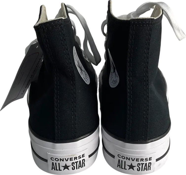 Converse All Star Lift Hi Trainers In Black & White UK 4 EU 37 👠