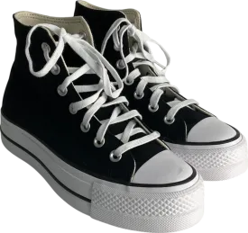 Converse All Star Lift Hi Trainers In Black & White UK 4 EU 37 👠