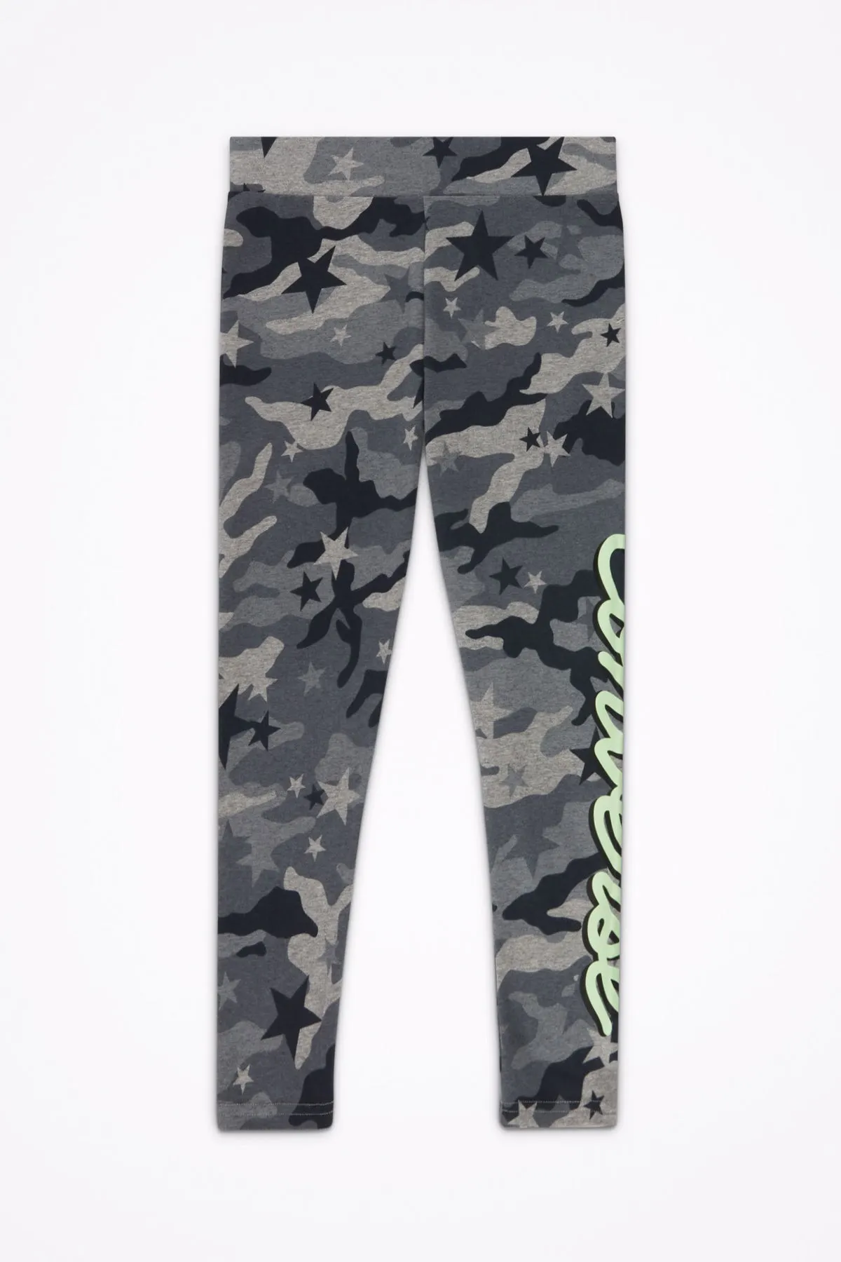 Converse Camo Girls Leggings - Dark Grey