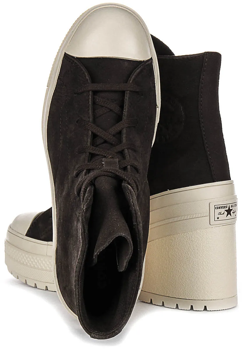 Converse Chuck 70 De Luxe Heel A11542C In Coffee Suede