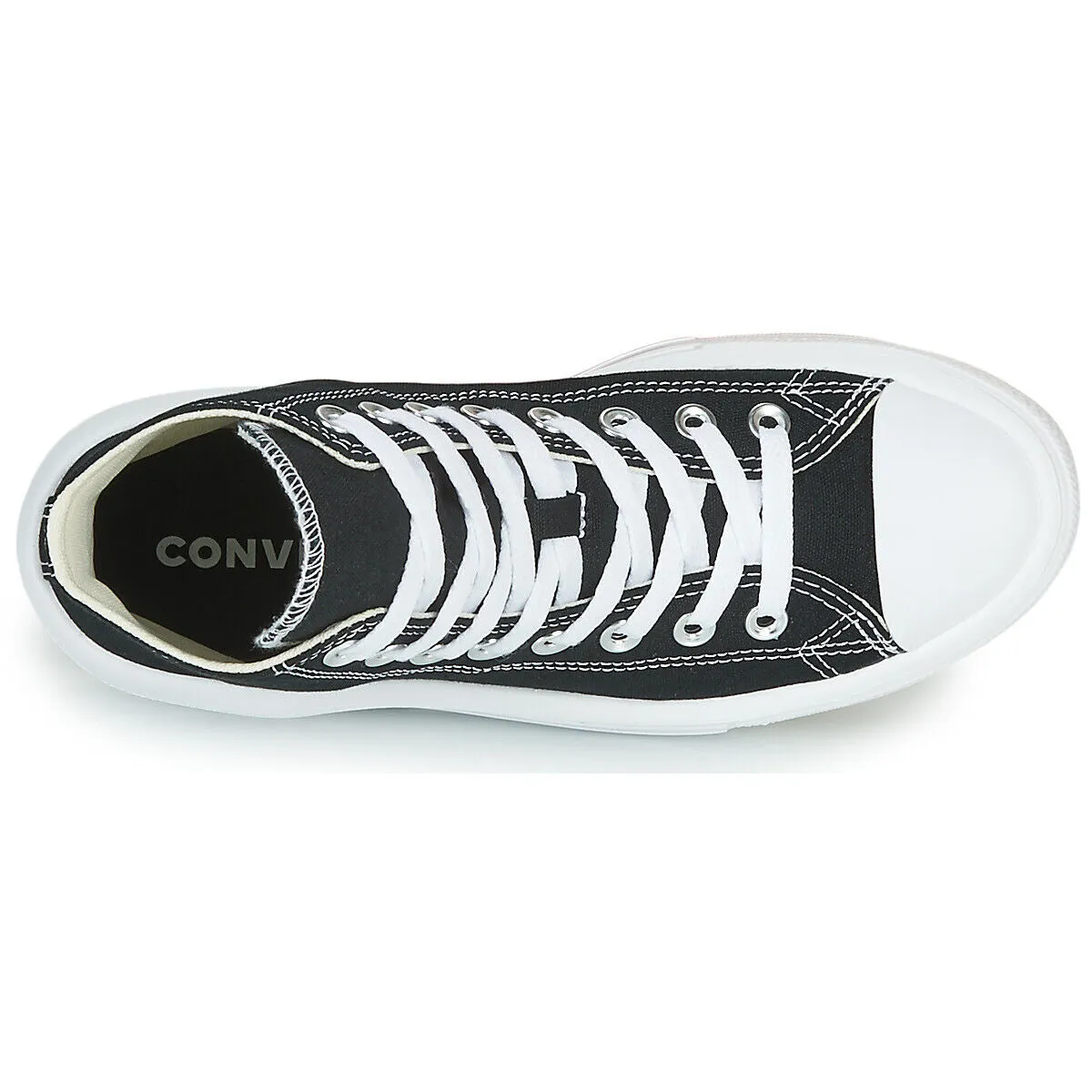 Converse Chuck Taylor All Star Move 568497C Women's Black Canvas Shoes HS2007