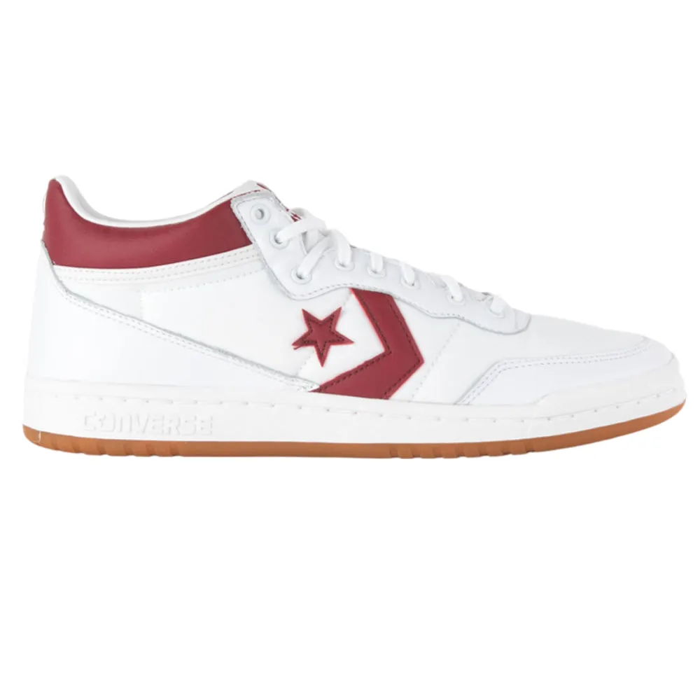 Converse CONS - Fastbreak Pro Leather & Nylon Mid (White/Bloodstone)