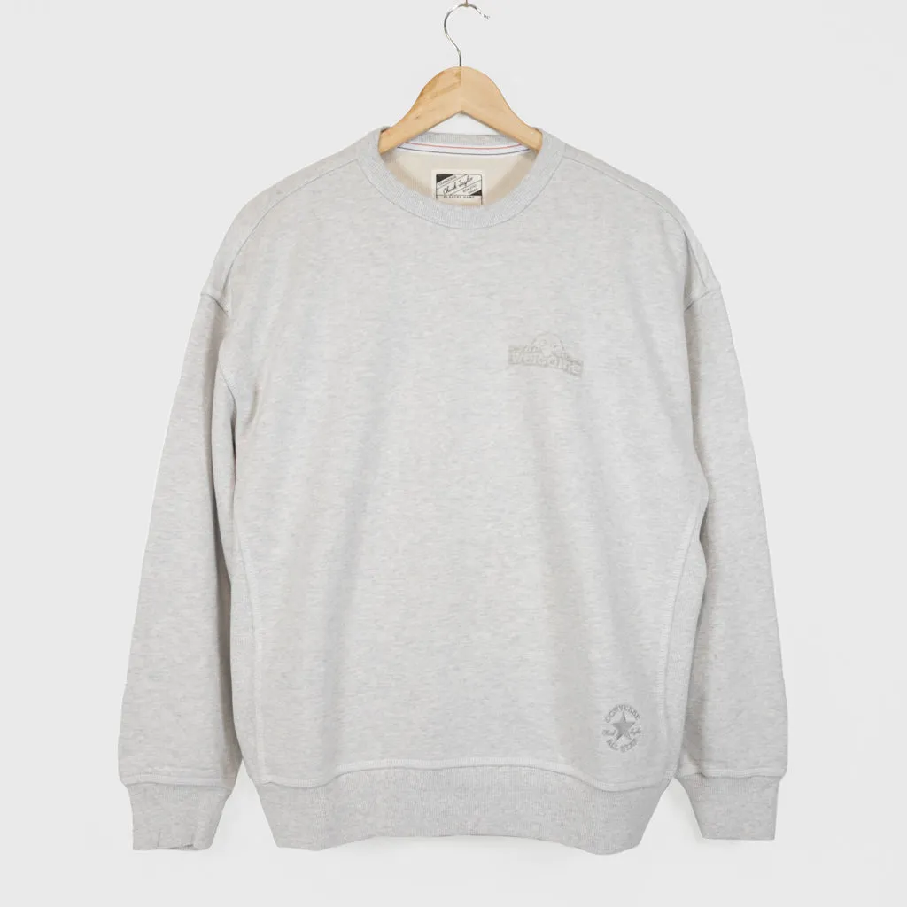 Converse Cons - Welcome Skate Store Gold Standard Crewneck Sweatshirt - Ash Grey