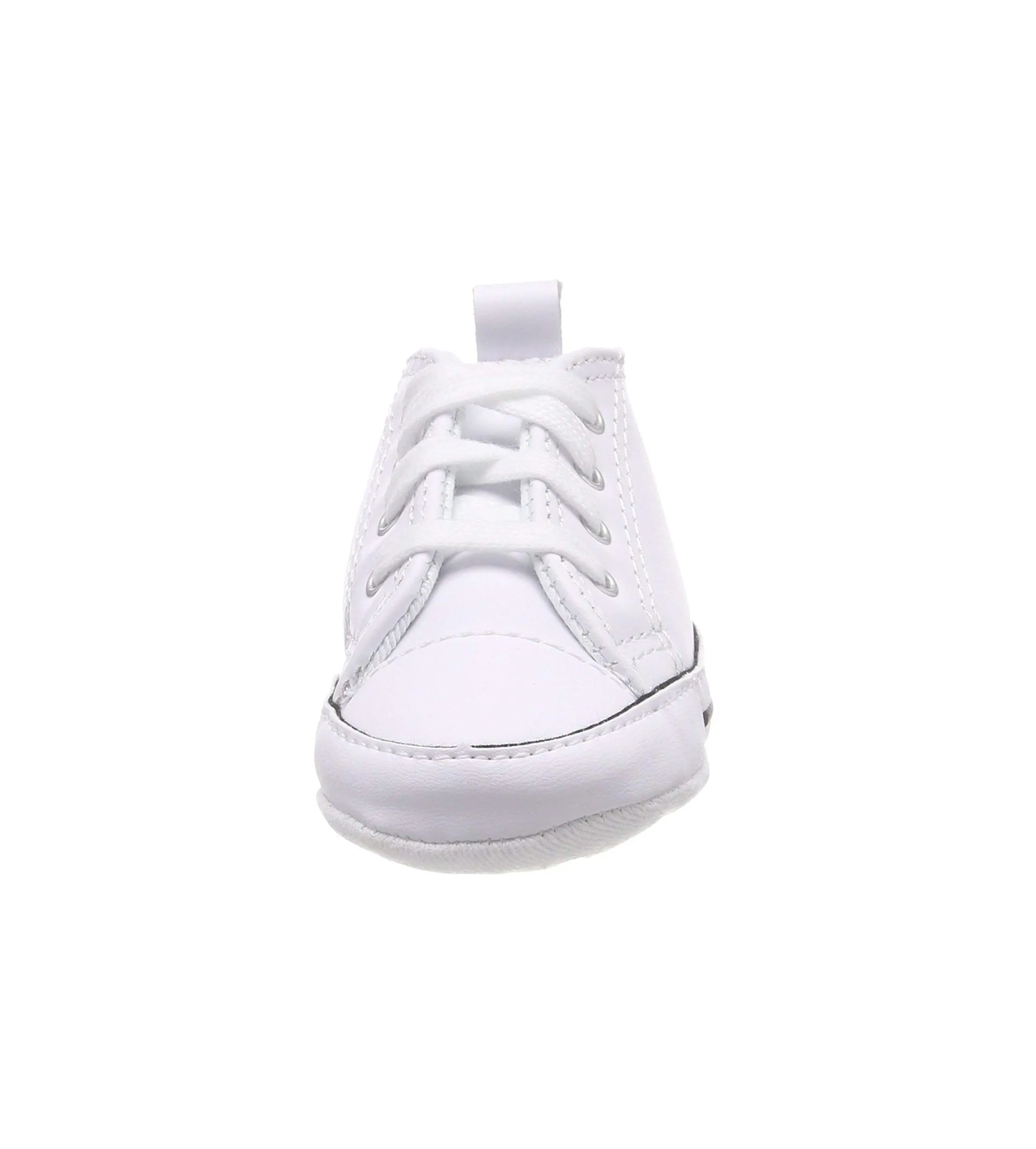 Converse First Star White Leather Hi Top Crib Shoes