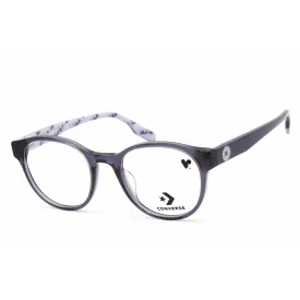 Converse Women's Eyeglasses - Full Rim Crystal Court Purple Round Frame | CV5002 501