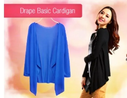 Drape Basic Cardigan