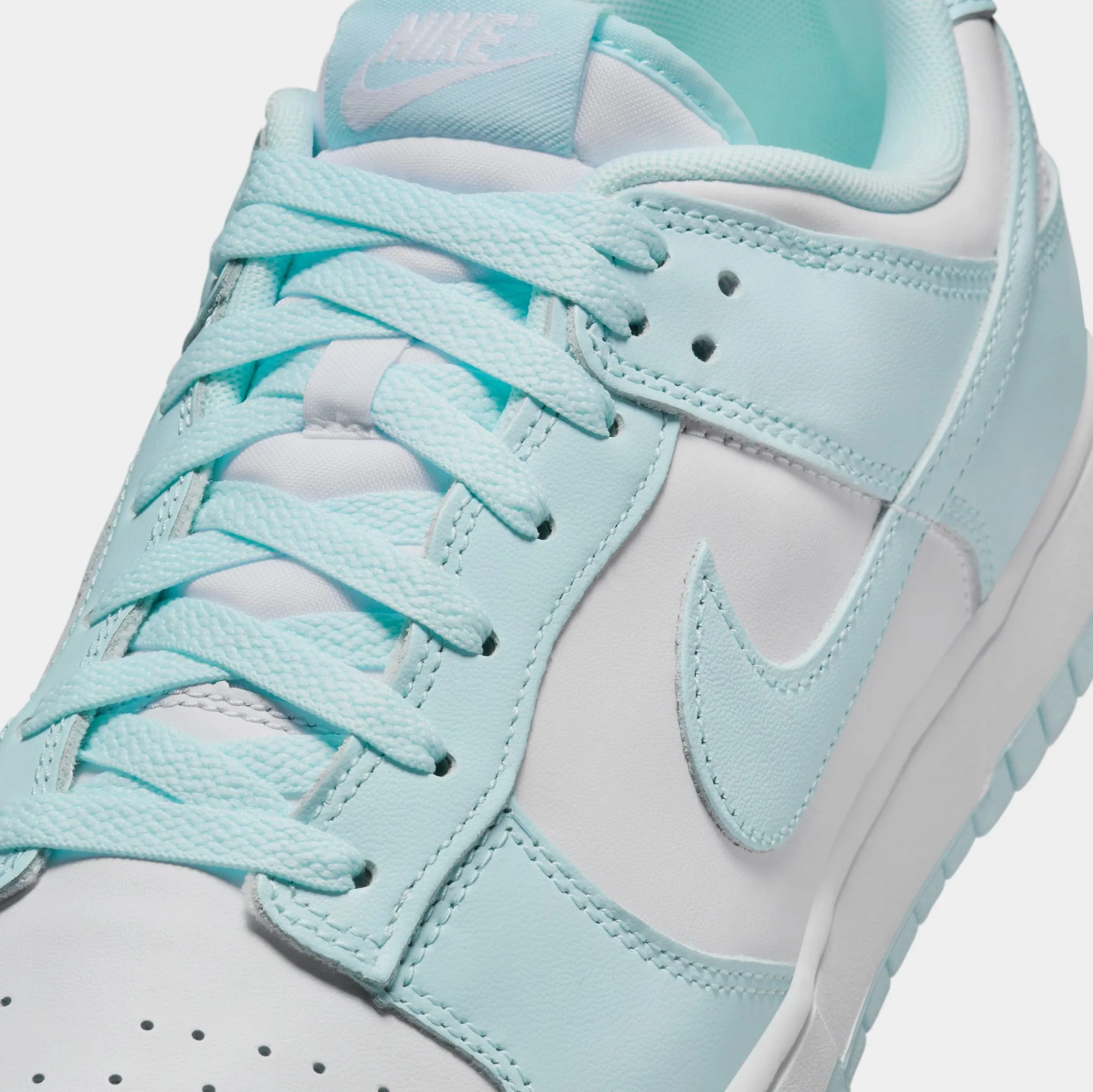 Dunk Low Mens Lifestyle Shoes (White/Glacier Blue)