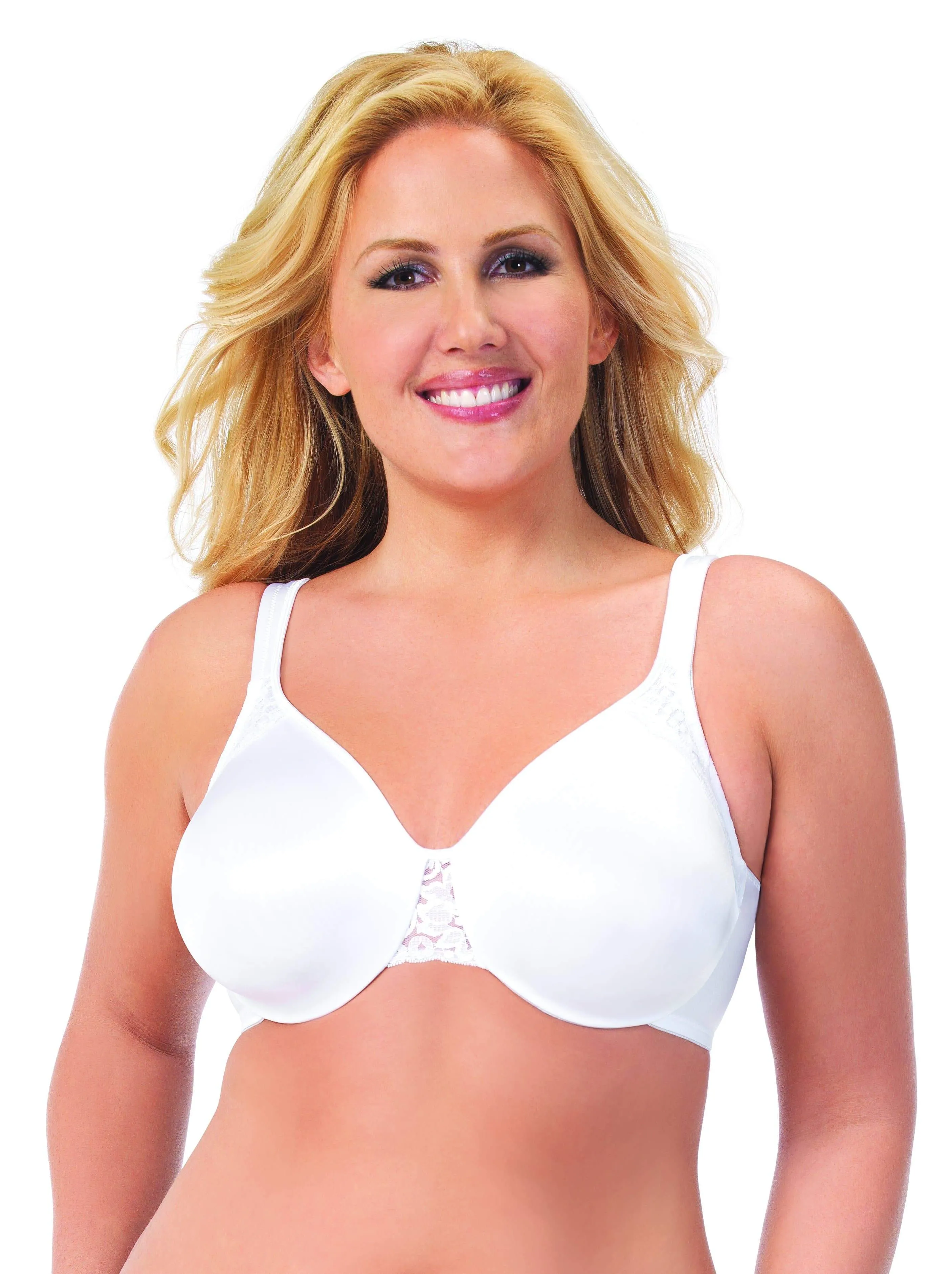 Exquisite Form Fully Minimiser Underwire Bra - White