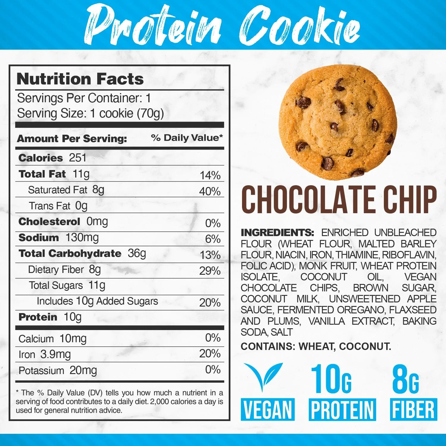 Forzagen Vegan Protein Cookie