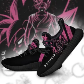 Goku Black Rose Shoes Custom Anime Dragon Ball Sneakers