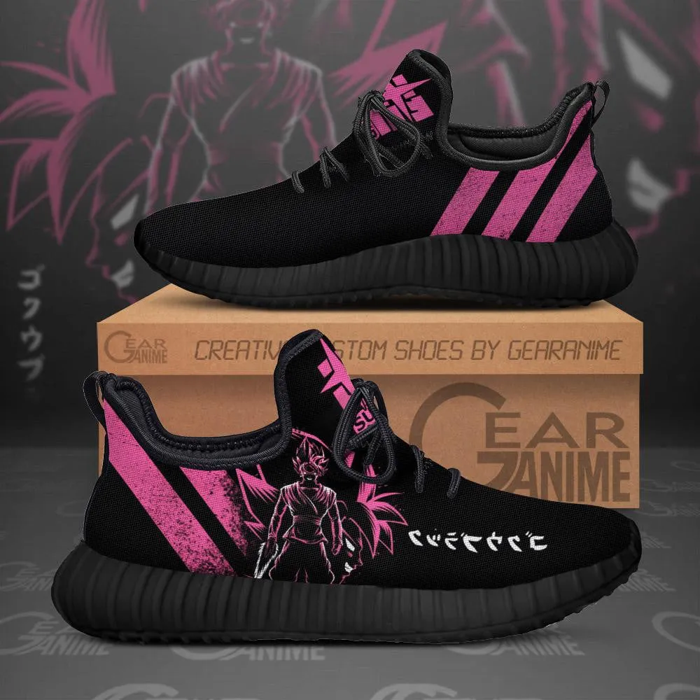 Goku Black Rose Shoes Custom Anime Dragon Ball Sneakers