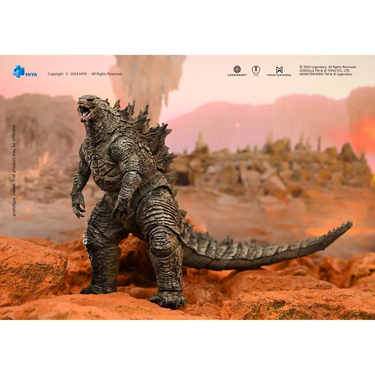 Hiya Toys Exquisite Basic Series Godzilla x Kong: The New Empire Godzilla Re-Evolved (Previews Exclusive)