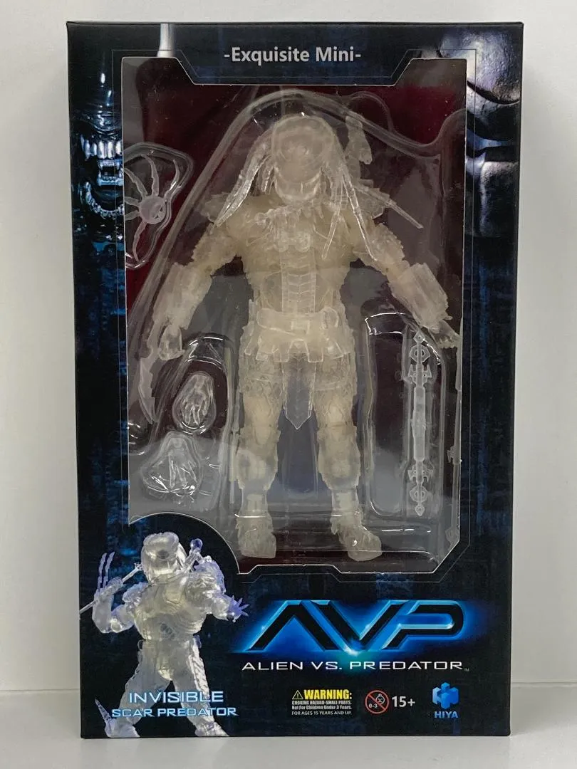 Hiya Toys Exquisite Mini AVP Invisible Scar Predator