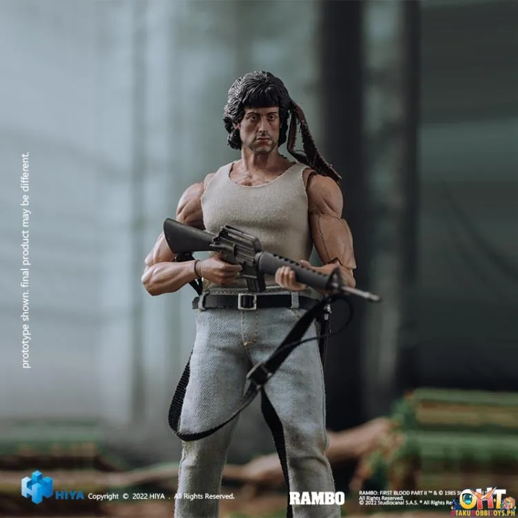 Hiya Toys FIRST BLOOD EXQUISITE Super Series 1/12 Rambo