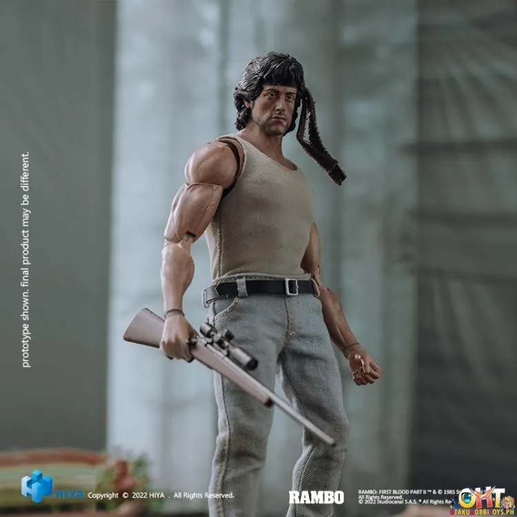 Hiya Toys FIRST BLOOD EXQUISITE Super Series 1/12 Rambo