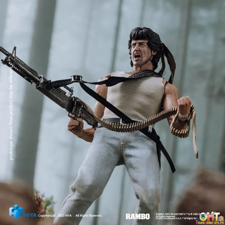 Hiya Toys FIRST BLOOD EXQUISITE Super Series 1/12 Rambo