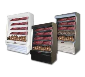 Howard McCray (SC-OM35E-6S-LED) 75" Wide Open Air Commercial Refrigerated Meat Display Case with Four Shelves