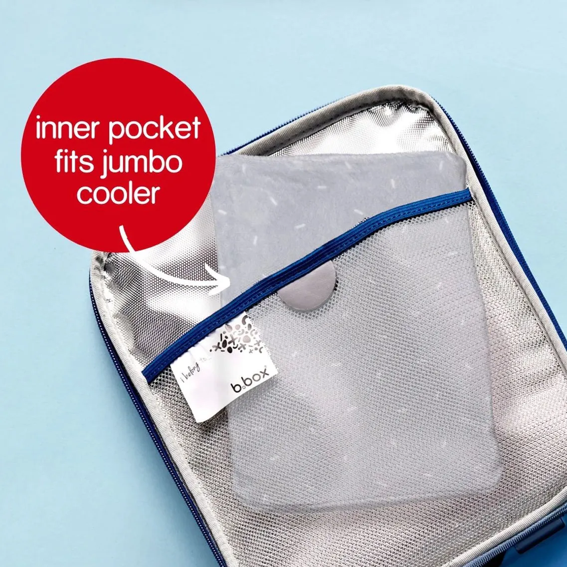 Insulated Lunch Bag Large- Deep Blue  Bbox