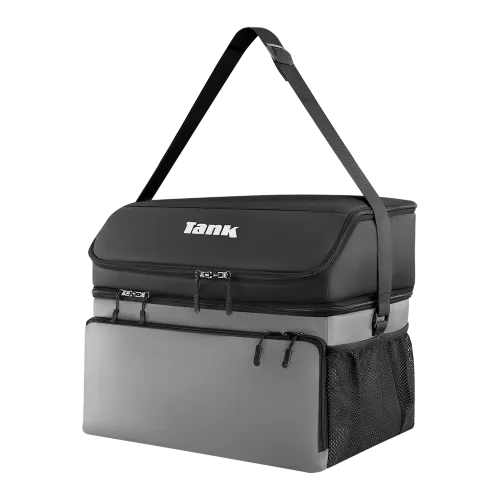 Insulated Thermal Bag 30 L Gray & Black