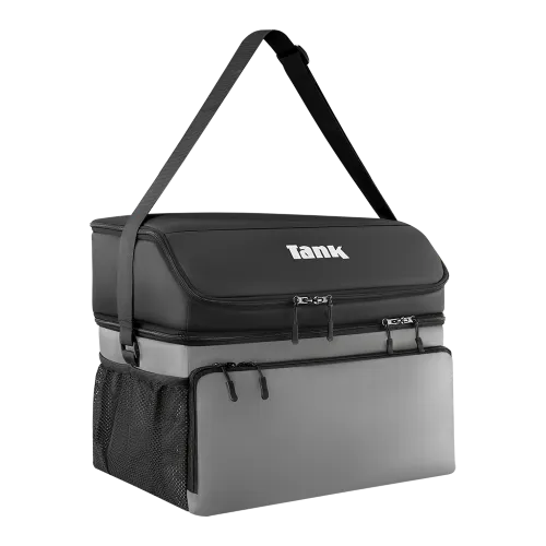 Insulated Thermal Bag 30 L Gray & Black