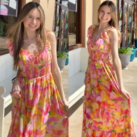 Into the Sunshine Maxi Dress