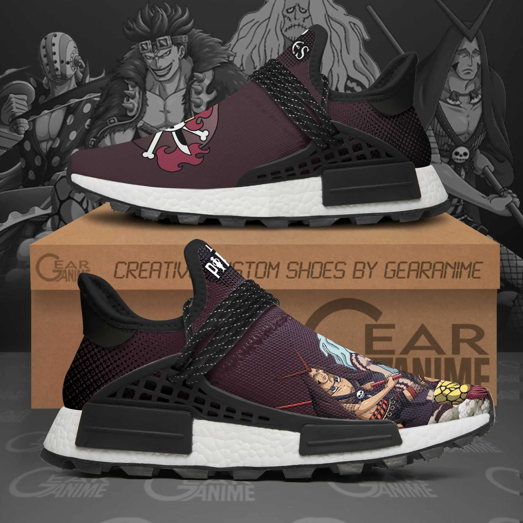 Kid Pirates Shoes OP Custom Anime Shoes TT12