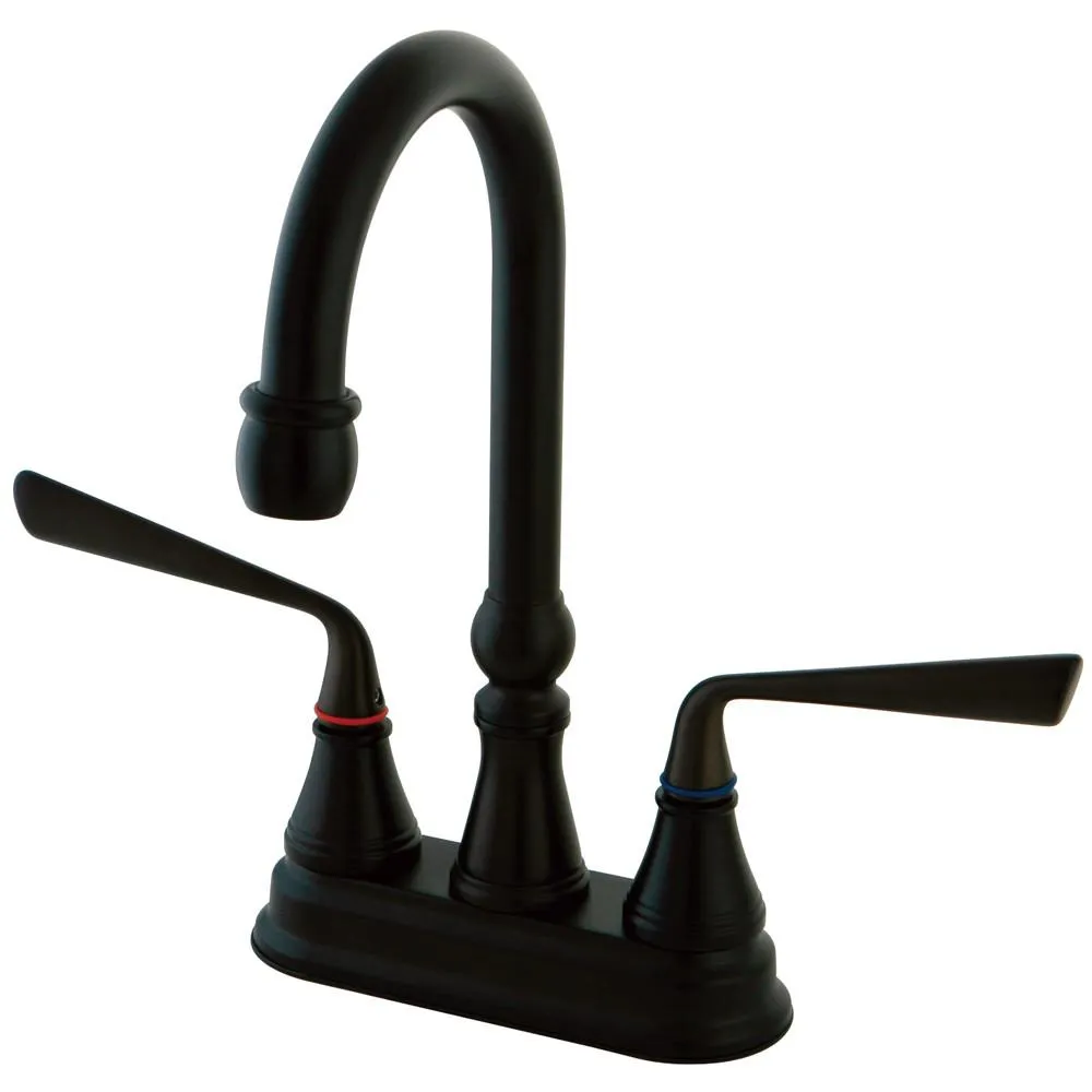 Kingston Silver Sage Oil Rubbed Bronze Bar Sink Convenience Faucet KS2495ZL