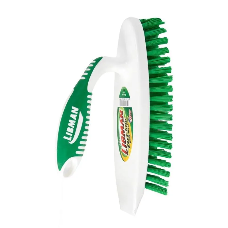 Libman 2.5 in. W Hard Bristle 4.5 in. Plastic/Rubber Handle Scrub Brush