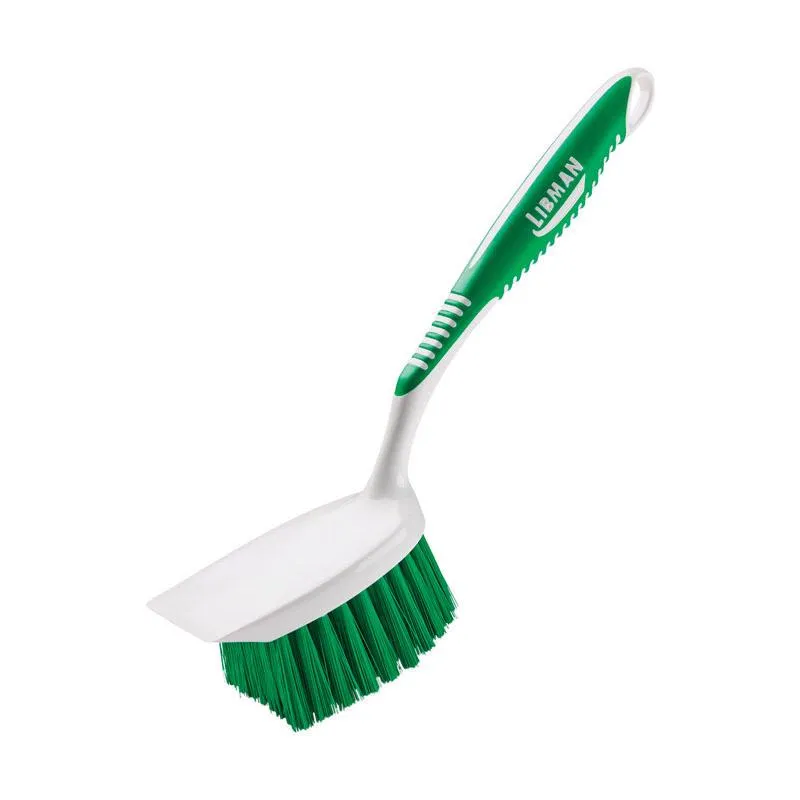 Libman 5.5 in. W Medium Bristle 7-1/2 in. Plastic/Rubber Handle Scrub Brush