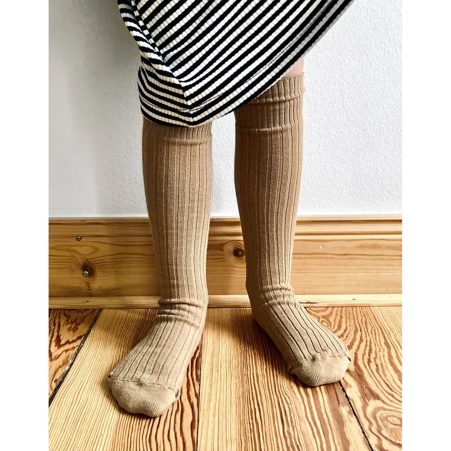 Little Man Happy RIBBED Knee Socks